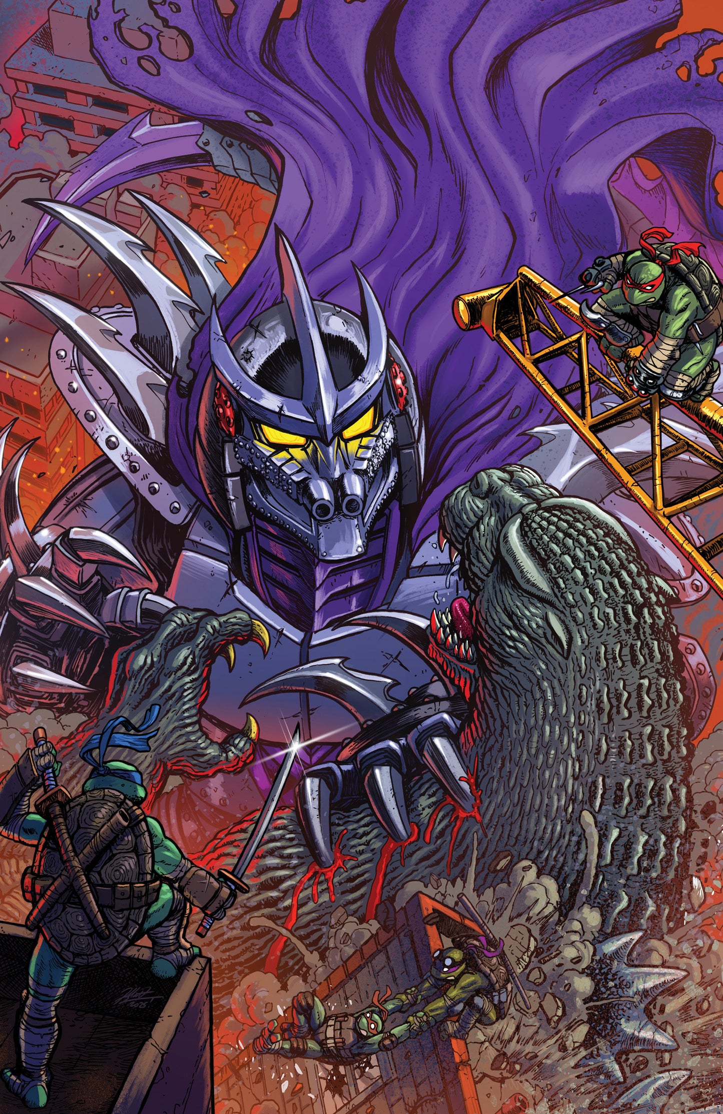 TMNT X Godzilla #5 Variant Ri (25) (RELEASES 4/1/26)