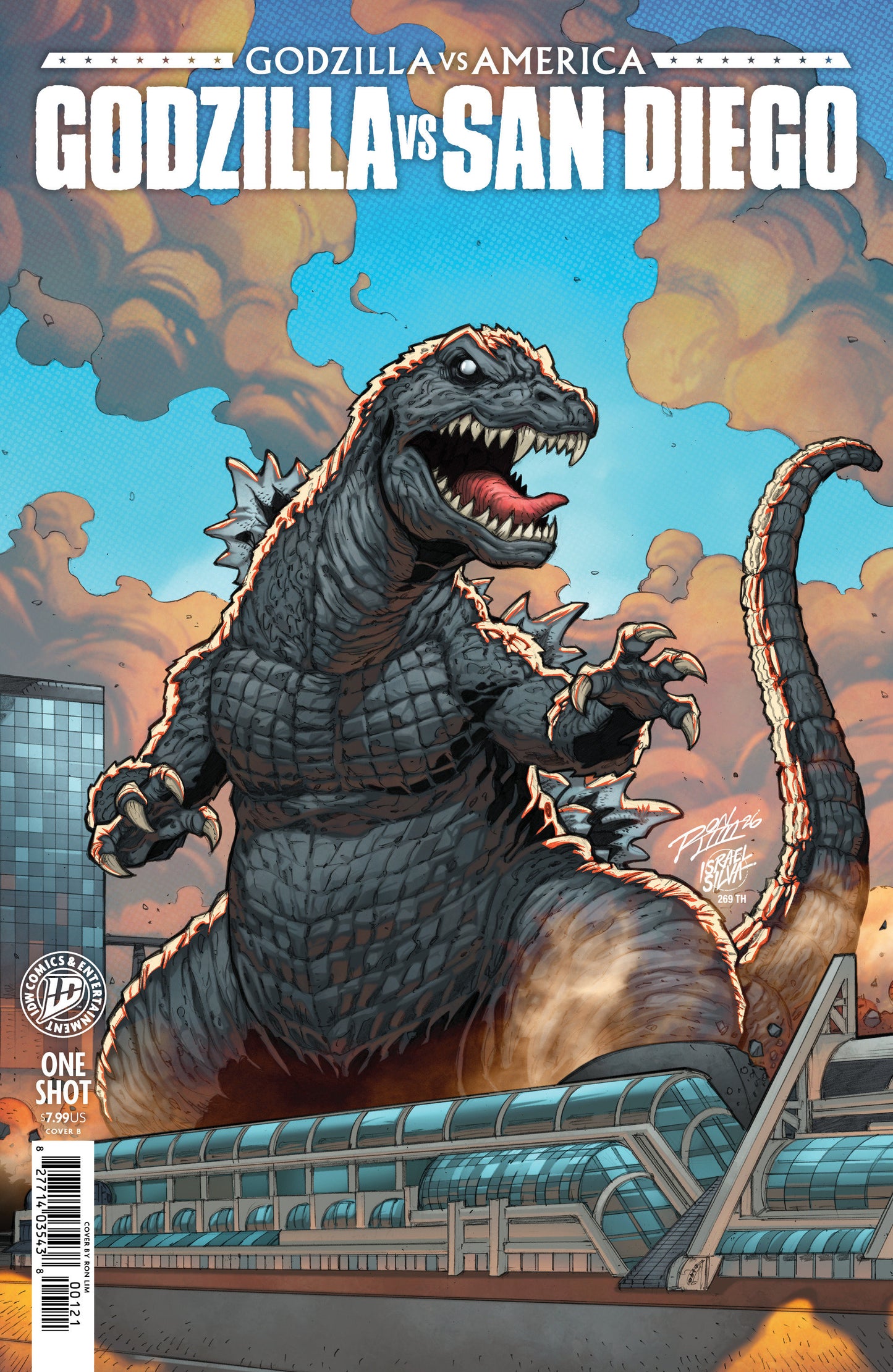 Godzilla Vs. America: San Diego #1 (PRESALE 07/22/2026) You Pick Variant