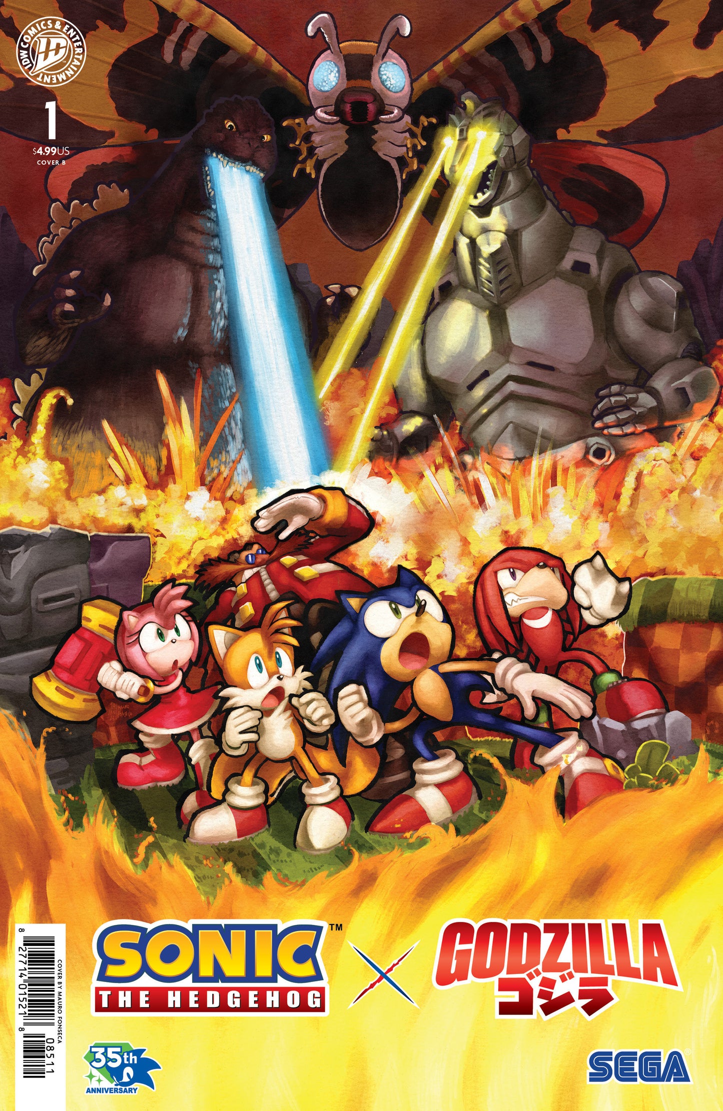 Sonic the Hedgehog x Godzilla #1 (PRESALE 07/15/2026) You Pick Variant