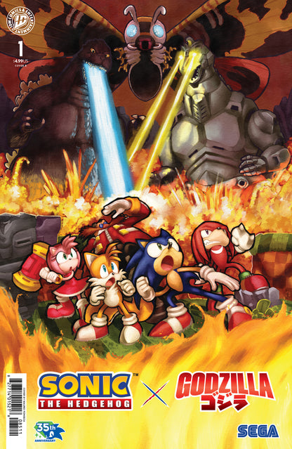 Sonic the Hedgehog x Godzilla #1 (PRESALE 07/15/2026) You Pick Variant