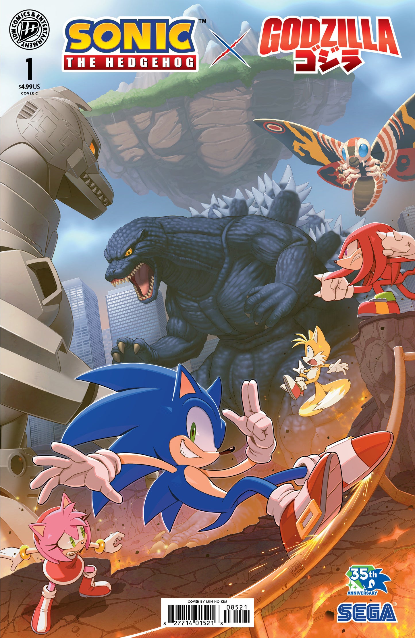 Sonic the Hedgehog x Godzilla #1 (PRESALE 07/15/2026) You Pick Variant