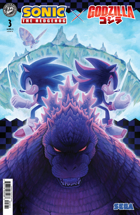 Sonic the Hedgehog x Godzilla #3 VAR RI (15) (Haines) 1:15 (PRESALE 10/14/26)