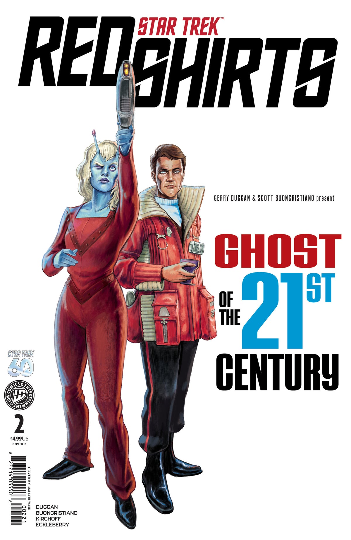 Star Trek: Red Shirts - Ghost of the 21st Century #2 Variant B (Ward)