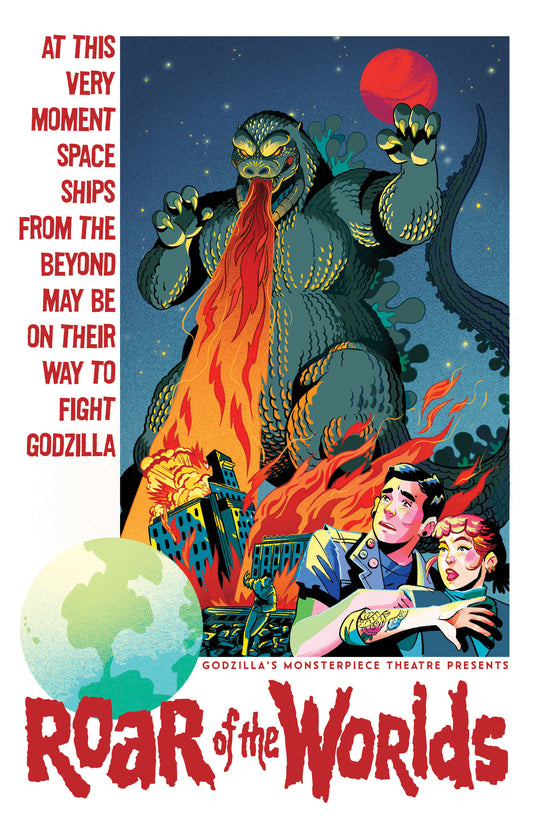 Godzilla's Monsterpiece Theatre Presents: Roar Of The Worlds 1:10 Variant (Goux) (PRESALE 8/12/2026)