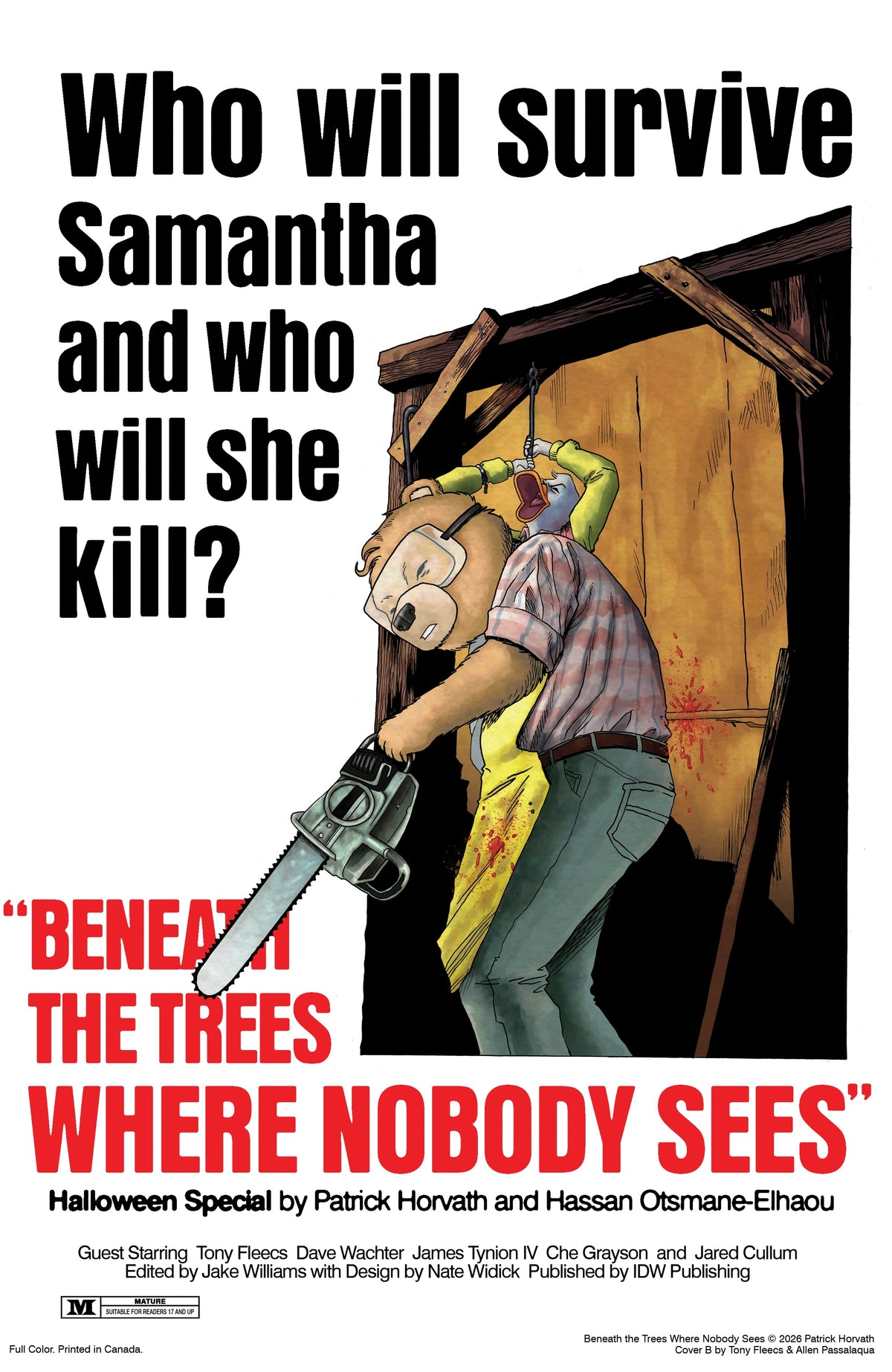 Beneath the Trees Where Nobody Sees Halloween Special Variant B (Fleecs Movie Homage Cover) — current PRH 82771403584100121