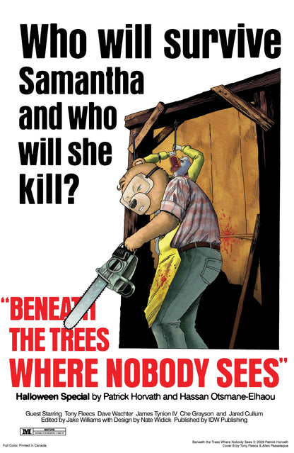 Beneath the Trees Where Nobody Sees Halloween Special Variant B (Fleecs Movie Homage Cover) — current PRH 82771403584100121