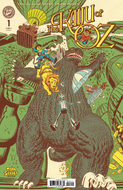 Godzilla’s Monsterpiece Theatre Presents: The Kaiju of Oz Cover A (Scioli) — current PRH 82771403587200111