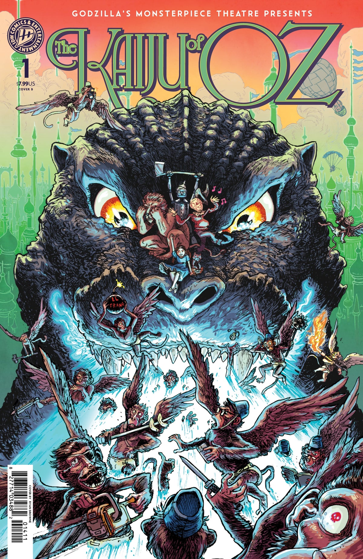Godzilla’s Monsterpiece Theatre Presents: The Kaiju of Oz Variant B (Browne) — current PRH 82771403587200121