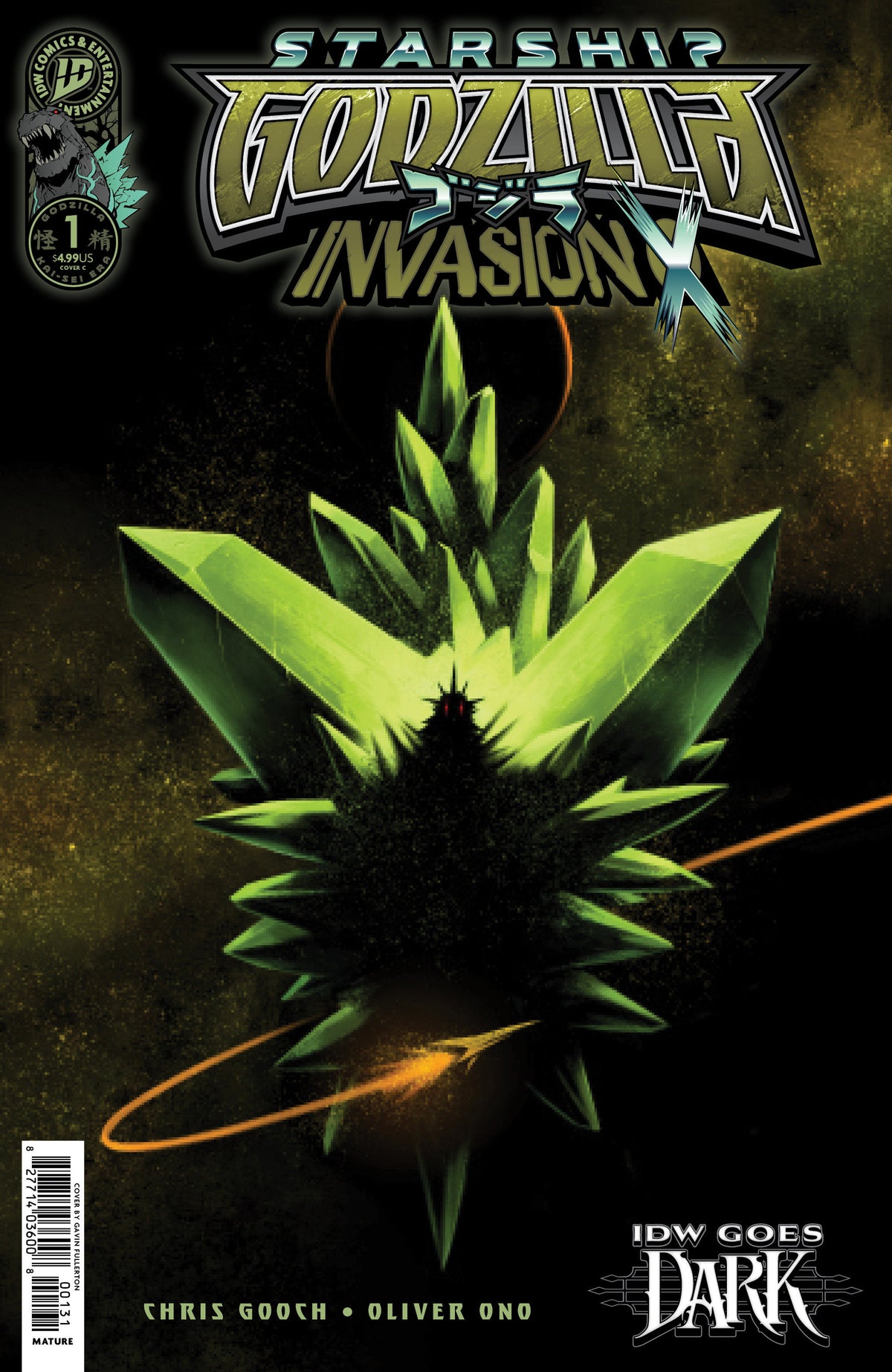 Starship Godzilla: Invasion X [Kai-Sei Era] #1 Variant C (Fullerton IDW Goes Dark Variant) LOLA_IMG_363_2225ecd70dd36e0efb364846d06f5d1b14770fe571d5be92579f74d89c4eb6f4