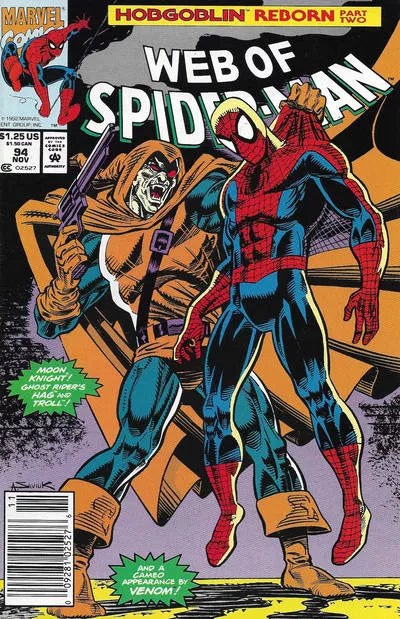 Web of Spider-Man, Vol. 1 #94B - VG/FN - Stock Photo