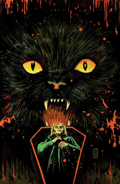 Stuff of Nightmares: The Cat in the Coffin #1 Cover D - D Glow in the Dark Variant (Full Art Francavilla)