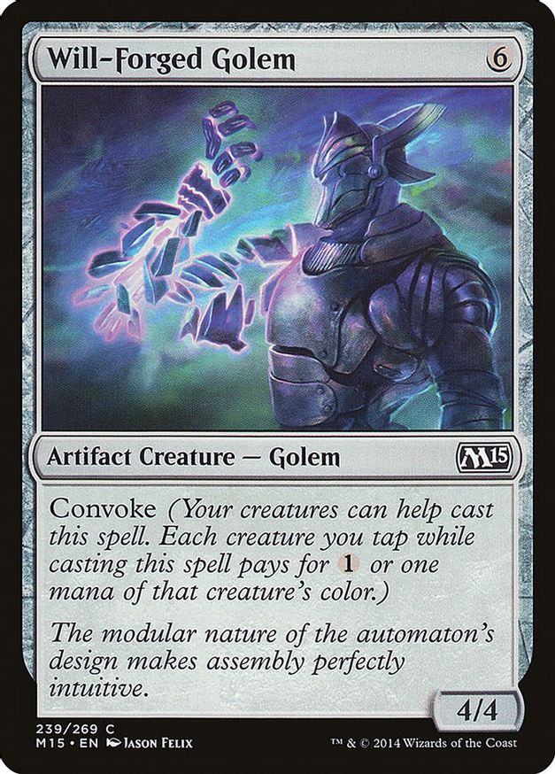 Will-Forged Golem | 239 | Magic 2015 (M15)