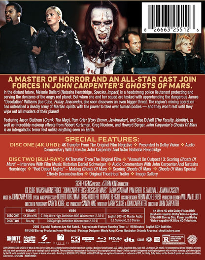 Ghosts of Mars - Limited Edition Steelbook [4K Ultra HD + Blu-ray]