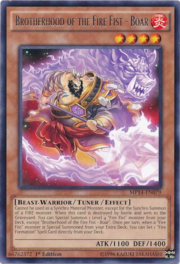 Brotherhood of the Fire Fist - Boar | MP14-EN079