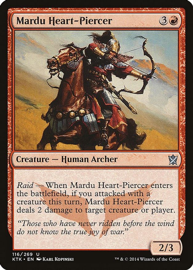 Mardu Heart-Piercer | 116 | Khans of Tarkir