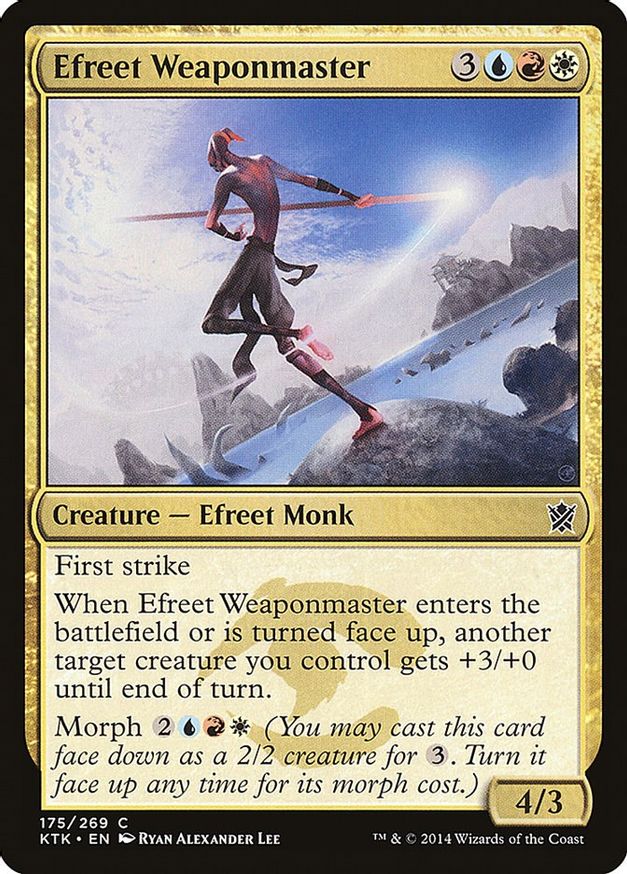 Efreet Weaponmaster | 175 | Khans of Tarkir