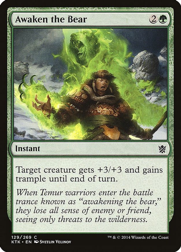 Awaken the Bear | 129 | Khans of Tarkir