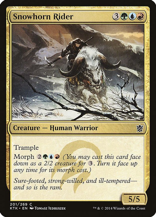 Snowhorn Rider | 201 | Khans of Tarkir