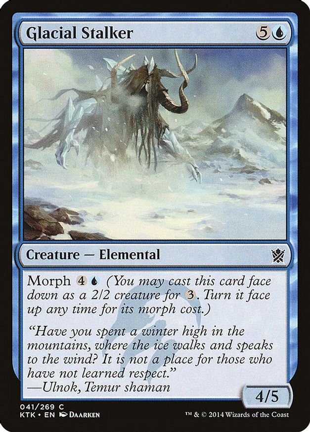 Glacial Stalker | 41 | Khans of Tarkir