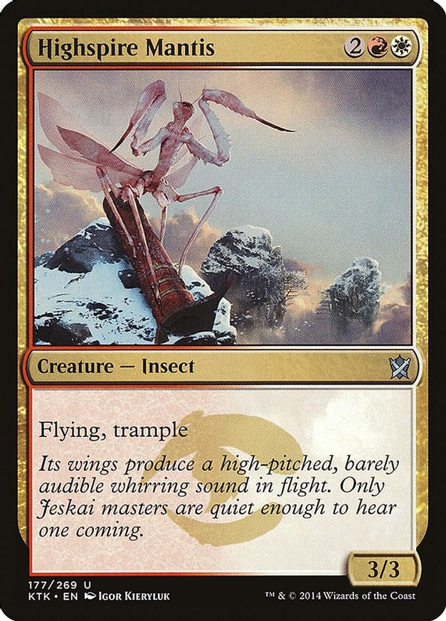Highspire Mantis | 177 | Khans of Tarkir