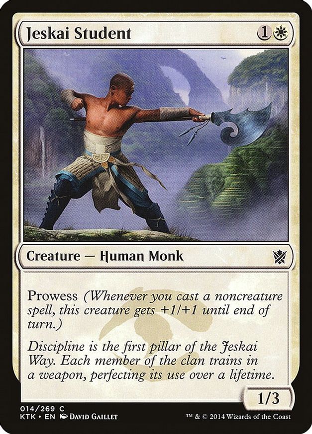 Jeskai Student | 14 | Khans of Tarkir