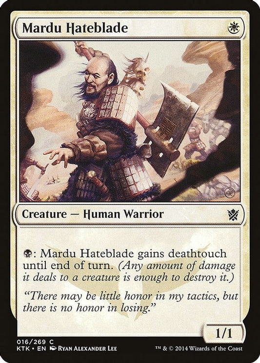 Mardu Hateblade | 16 | Khans of Tarkir