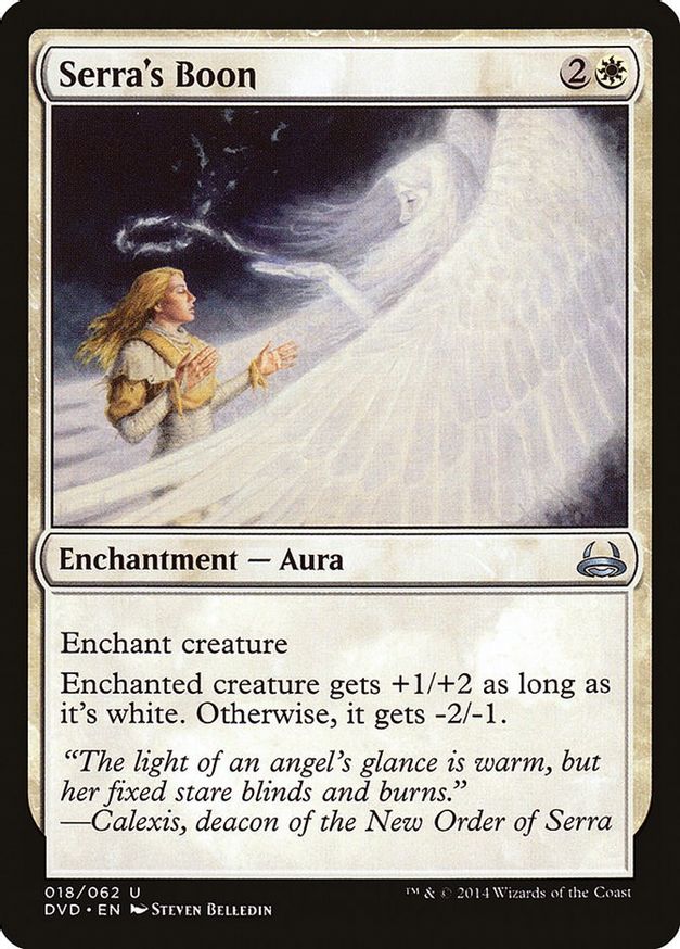 Serra's Boon | 18 | Duel Decks: Anthology