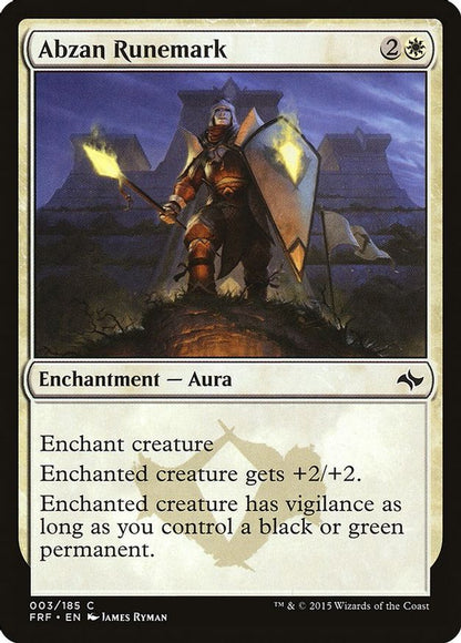 Abzan Runemark | 3 | Fate Reforged
