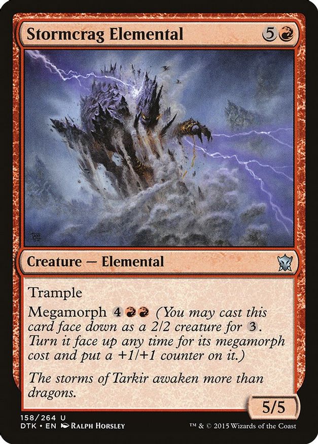 Stormcrag Elemental | 158 | Dragons of Tarkir