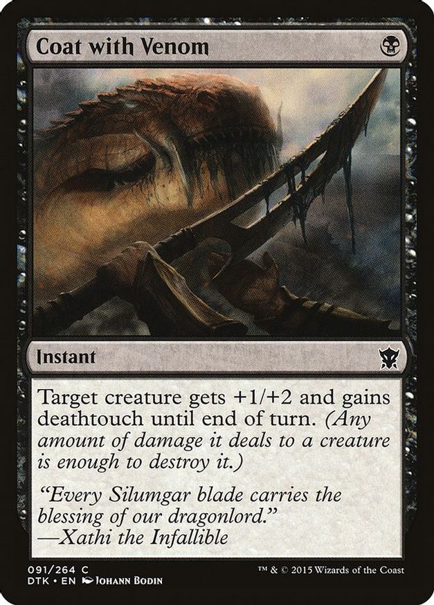Coat with Venom | 91 | Dragons of Tarkir