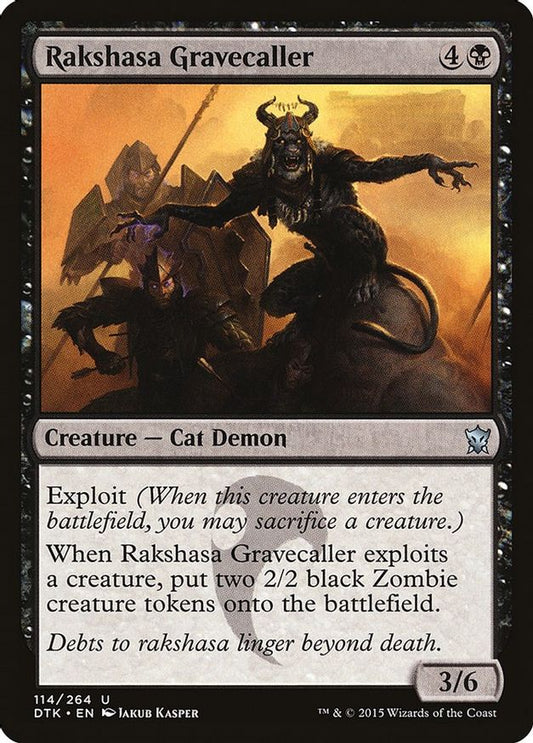 Rakshasa Gravecaller | 114 | Dragons of Tarkir