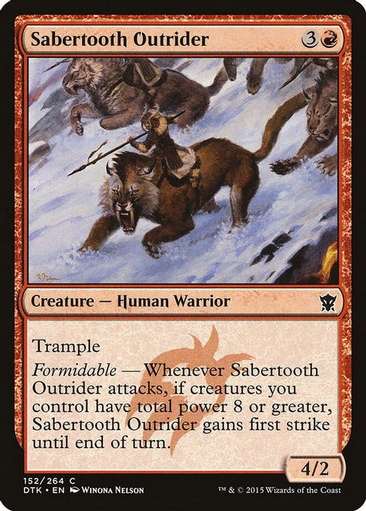 Sabertooth Outrider | 152 | Dragons of Tarkir