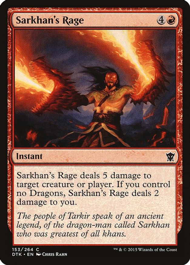 Sarkhan's Rage | 153 | Dragons of Tarkir
