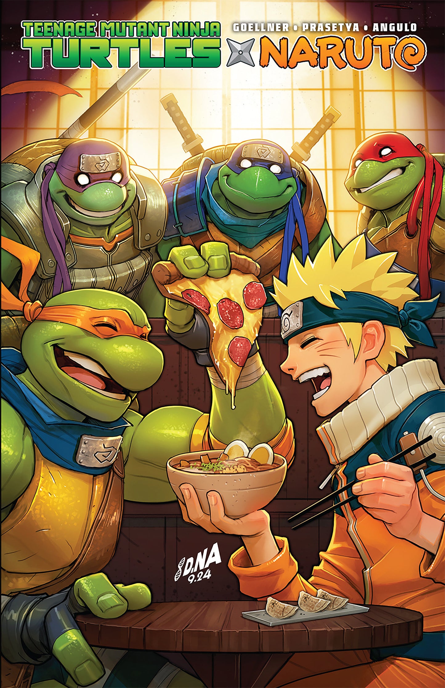 Teenage Mutant Ninja Turtles X Naruto TPB (Direct Market) - NEW