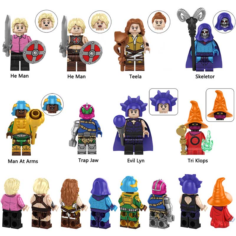 He-Man & The Masters of the Universe Minifigure Set of 8