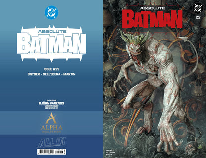 ABSOLUTE BATMAN #22 BJORN BARENDS EXCLUSIVE VAR (07/08/2026)