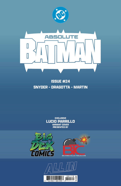 Absolute Batman #24 LUCIO PARRILLO NYCC Big Dex Exclusive Variants (PRE-ORDER)