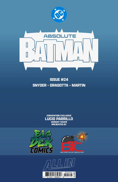 Absolute Batman #24 LUCIO PARRILLO NYCC Big Dex Exclusive Variants (PRE-ORDER)