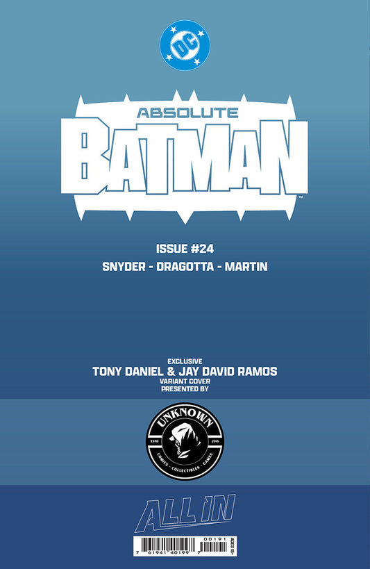 ABSOLUTE BATMAN #24 TONY DANIEL EXCLUSIVE VAR (09/23/2026)