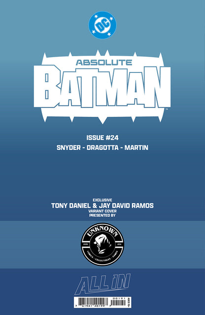ABSOLUTE BATMAN #24 TONY DANIEL EXCLUSIVE VIRGIN VAR (09/23/2026)