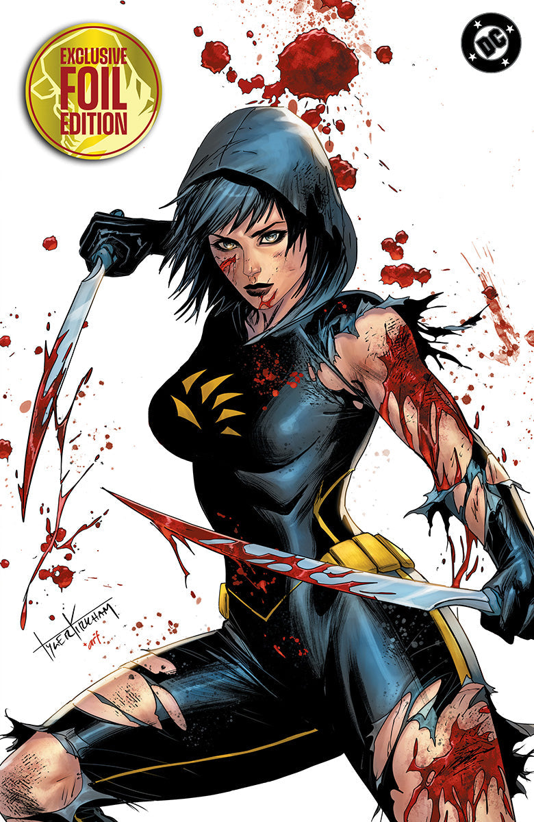 [FOIL] ABSOLUTE CASSANDRA CAIN THE SHADOW'S HAND #1 (ONE SHOT) TYLER KIRKHAM BATTLE DAMAGED EXCLUSIVE VIRGIN VAR (09/09/2026) (09/16/2026)