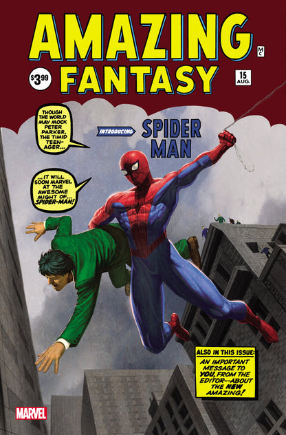 AMAZING FANTASY #15 FACSIMILE EDITION UNKNOWN COMICS EXCLUSIVE HOMAGE (10/09/2019)