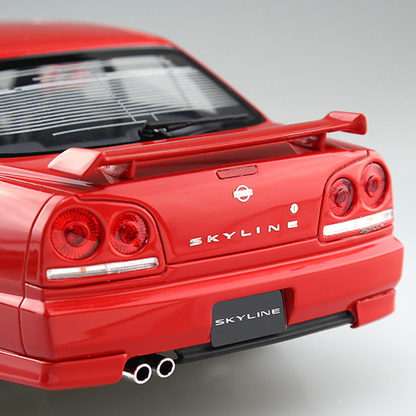 Aoshima: 1/24 NISSAN ER34 SKYLINE 25GT-X TURBO '98 Scale Model Kit #98