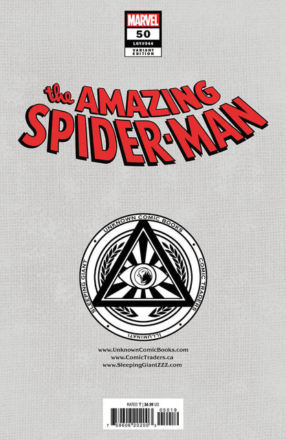 AMAZING SPIDER-MAN #50 NATHAN SZERDY EXCLUSIVE VIRGIN VAR (05/22/2024)