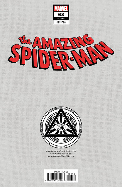 Amazing Spider-Man #63 Kaare Andrews Connecting Exclusive Var (12/11/2024)