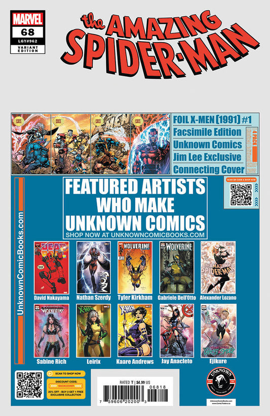 Amazing Spider-Man #68 Exclusive Mateus Manhanini Var (02/26/2025)