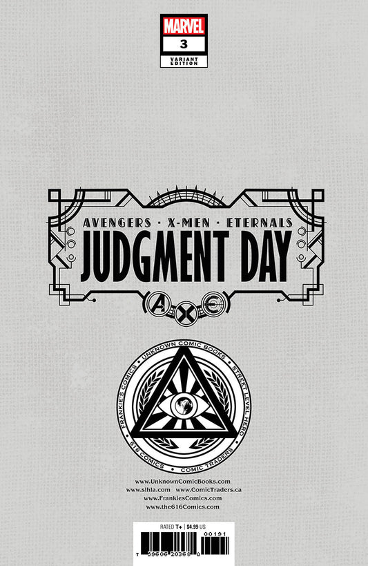 A.X.E.: JUDGMENT DAY #3 [AXE] UNKNOWN COMICS DAVID NAKAYAMA HELLFIRE EXCLUSIVE VAR (08/24/2022)
