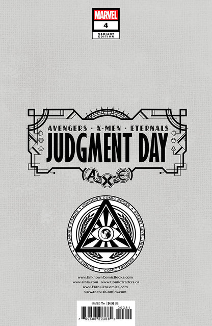 A.X.E.: JUDGMENT DAY #4 [AXE] UNKNOWN COMICS DAVID NAKAYAMA HELLFIRE EXCLUSIVE VAR (09/14/2022)