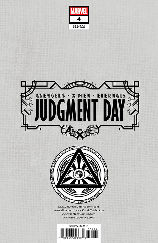 A.X.E.: JUDGMENT DAY #4 [AXE] UNKNOWN COMICS DAVID NAKAYAMA HELLFIRE EXCLUSIVE VIRGIN VAR (09/14/2022)
