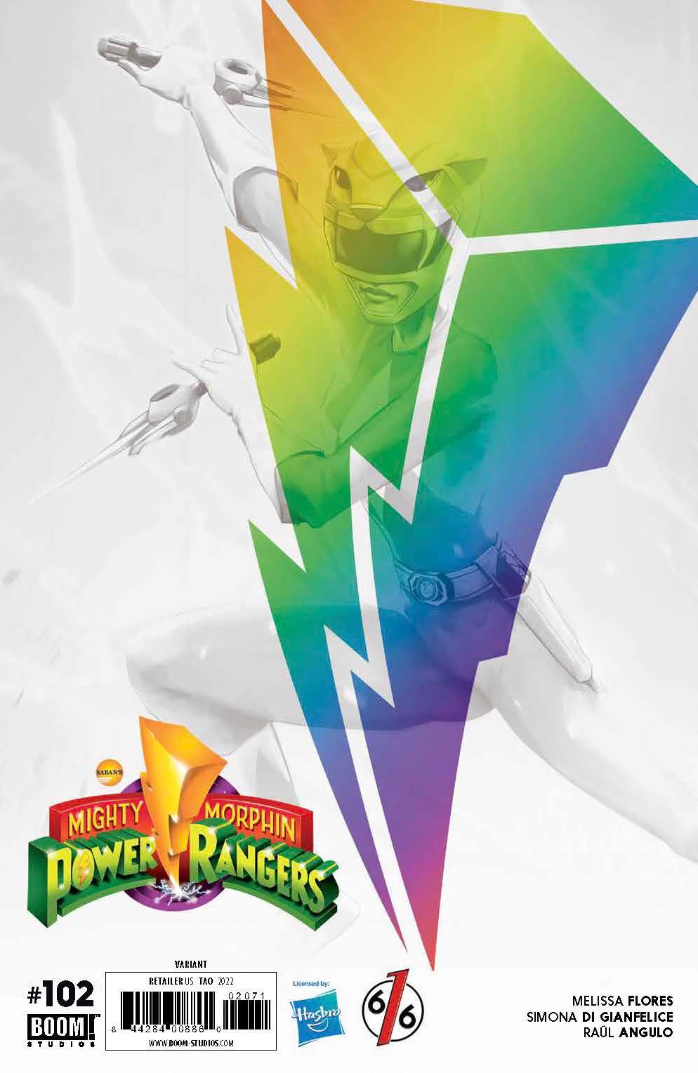 MIGHTY MORPHIN POWER RANGERS #102 IVAN TAO 616 EXCLUSIVE VAR (12/07/2022)